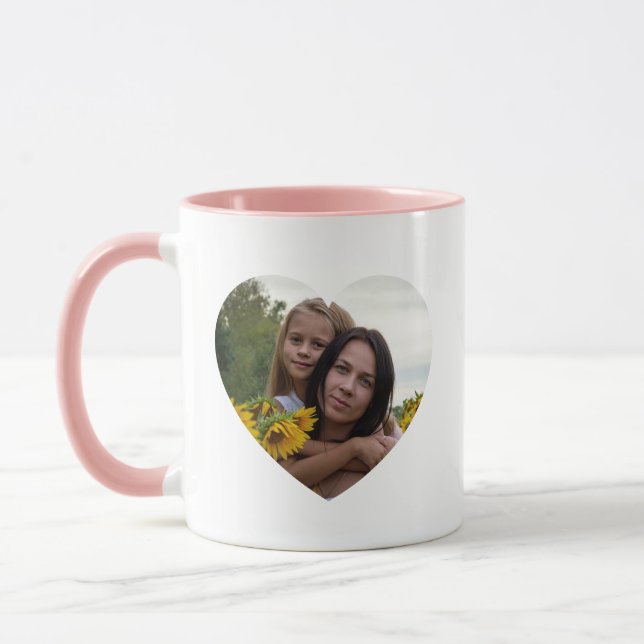Bästa mamma någonsin Personlig fotomugg Mugg (Vänster)