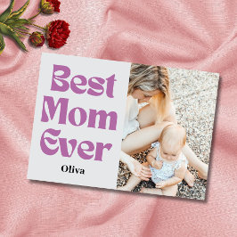 Bästa mamma någonsin – Personlig gåva till mors da Julkort