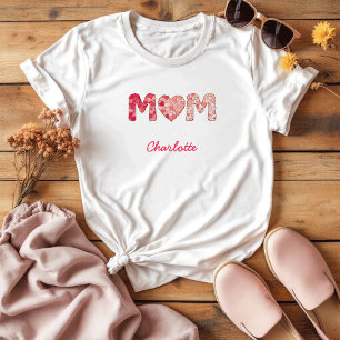 Bästa Mamma någonsin Personlig Mor dag T Shirt