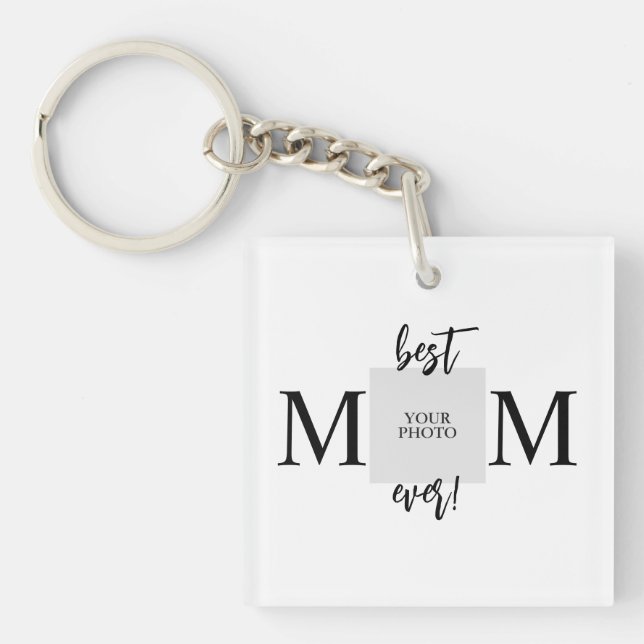 Bästa Mamma någonsin Personlig Mors dag akryl (Framsidan)