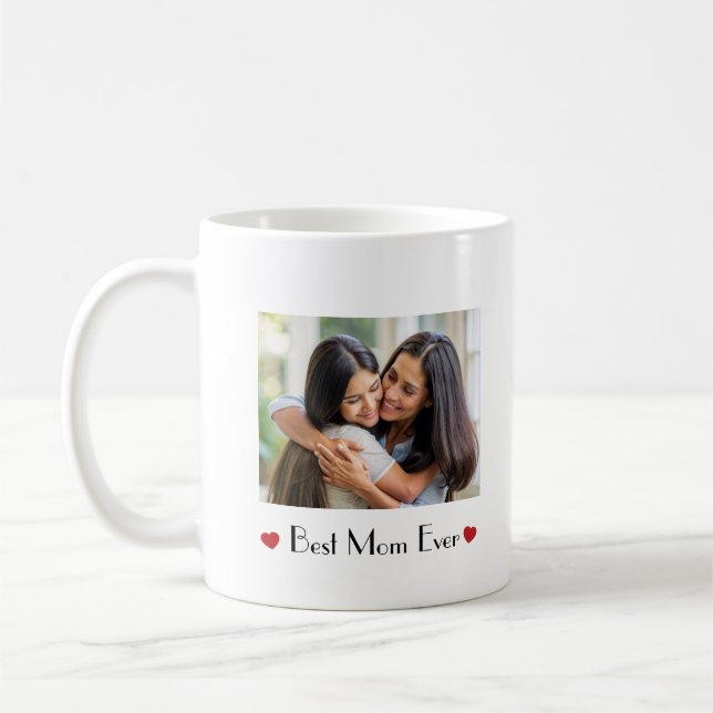 Bästa mamma någonsin Personlig mugg | Present till (Vänster)
