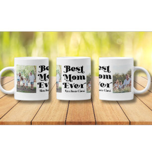 Bästa Mamma någonsin-Personligen Coffee Mugg med 2