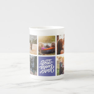 Bästa Mamma någonsin-Personligens fotokollage My Benporslin Mugg