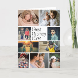 Bästa Mamma någonsin Photo Collage Mors dag Kort