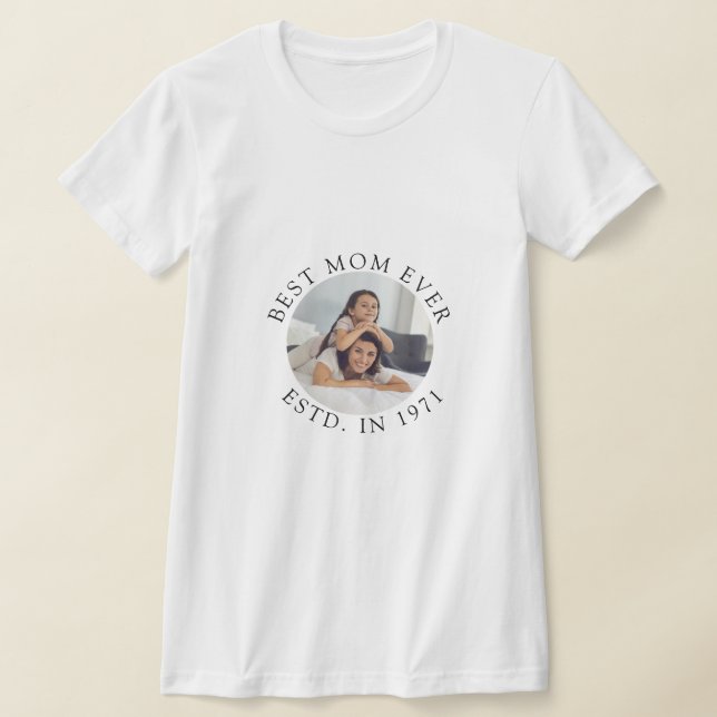 Bästa Mamma någonsin presenterade idé T Shirt (Laydown)