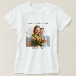 Bästa Mamma någonsin presenterade idé T Shirt