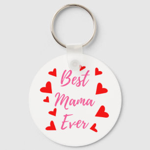 Bästa mamma någonsin - Presentidé till mors dag Nyckelring