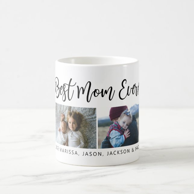 Bästa mamma någonsin presentkaffemugg kaffemugg (Center)