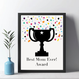 Bästa Mamma någonsin-pris Poster