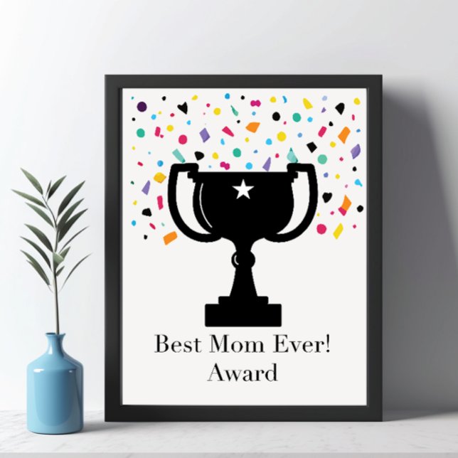 Bästa Mamma någonsin-pris Poster (Skapare uppladdad)