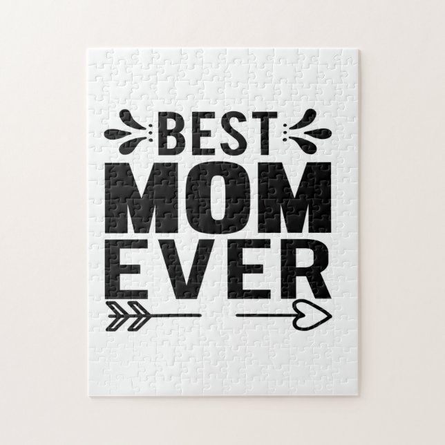 Bästa Mamma någonsin! Pussel (Vertikal)