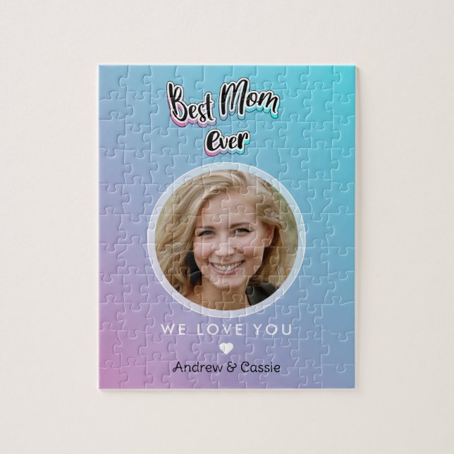 Bästa mamma någonsin pussel (Vertikal)