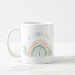 Bästa Mamma någonsin regnbågsbergen Kaffemugg