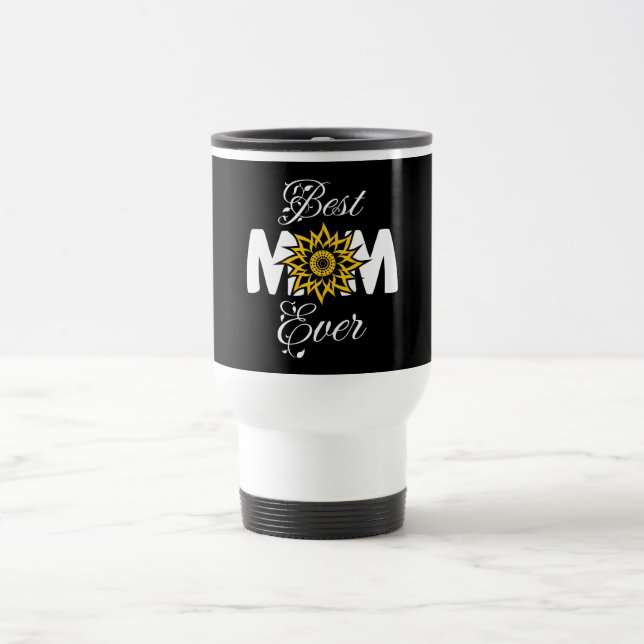 Bästa mamma någonsin resemugg (Center)