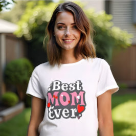 Bästa Mamma någonsin - Retroinspirerad Mors dag T Shirt