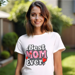 Bästa Mamma någonsin - Retroinspirerad Mors dag T Shirt
