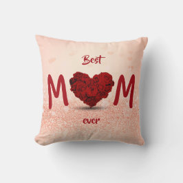 Bästa Mamma någonsin Ro Heart Bouquet - Pillow Kudde