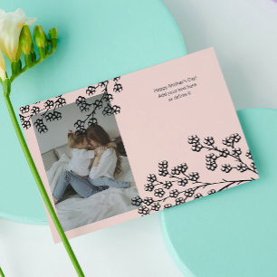 Bästa Mamma någonsin Rosa Blommigt Mors dag-oljeko Folierat Kort