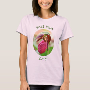 Bästa Mamma någonsin Rosa Dam Slipper Orchid T Shirt
