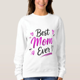 Bästa mamma någonsin Rosa Hjärtan T Shirt