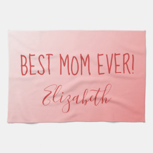 Bästa Mamma någonsin rosa Mom Kökshandduk