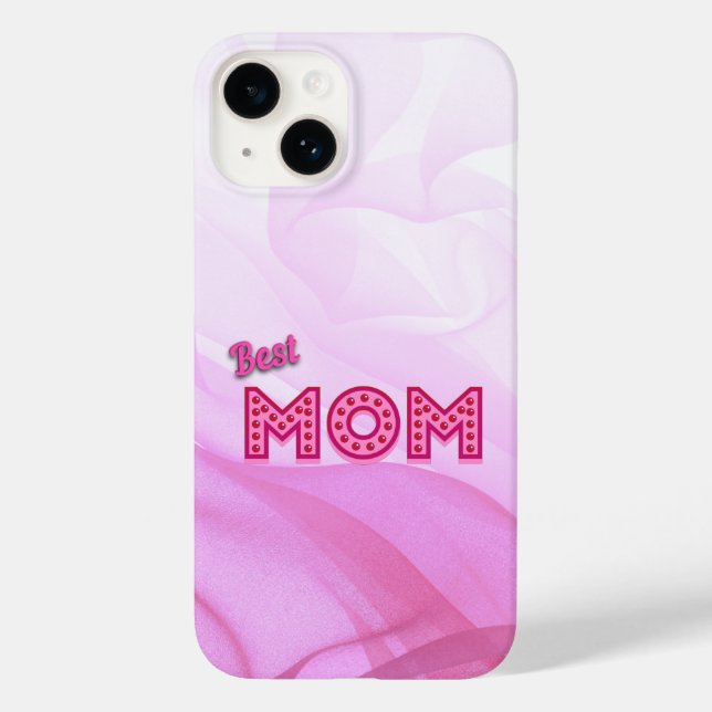 Bästa Mamma någonsin rosa-pastellmodern chic (Baksida)