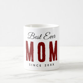 Bästa mamma någonsin sedan 20XX Modern enkel prydl Kaffemugg