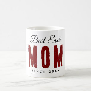 Bästa mamma någonsin sedan 20XX Modern enkel prydl Kaffemugg