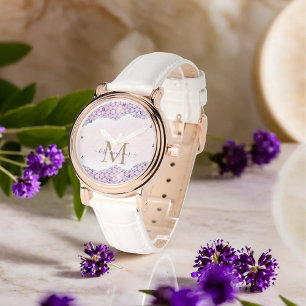 Bästa Mamma någonsin Sjöjungfru Kant Rosa Glitter Armbandsur
