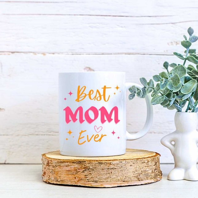 Bästa Mamma någonsin Skriv ut modern vit Mugg (Skapare uppladdad)