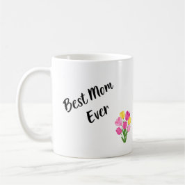 Bästa Mamma någonsin-Snyggten Flowers Mors dag Kaffemugg