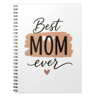 Bästa mamma någonsin Söt minimalistisk typografi Anteckningsbok