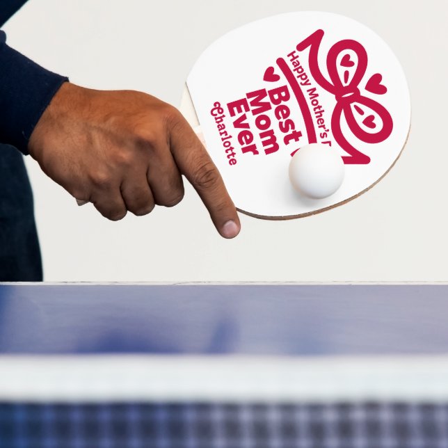 Bästa mamma någonsin – Söt mors dag 2026 presentde Pingisracket (Insitu)