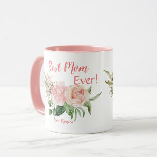 Bästa mamma någonsin söta mors dag-anpassningsbarn mugg