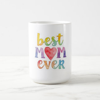 Bästa mamma någonsin specialskuren vinyldekal kaffemugg