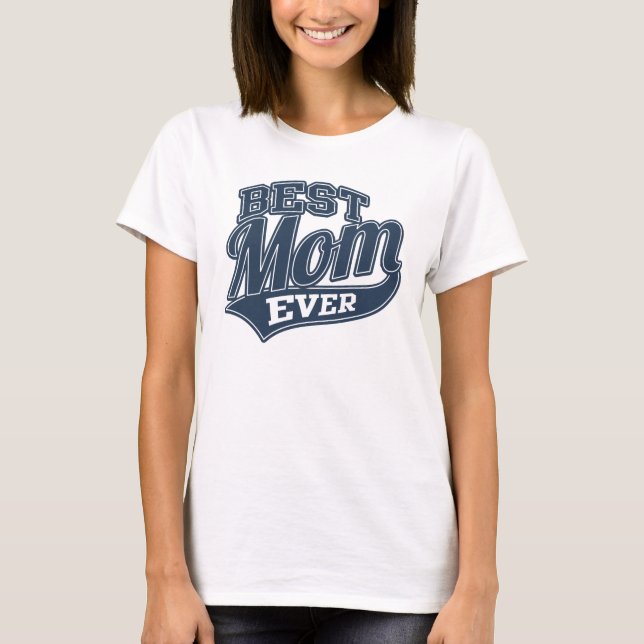 Bästa Mamma någonsin SuperMamma T Shirt (Framsida)