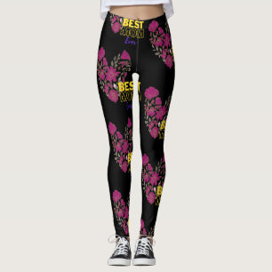 bästa mamma någonsin svart leggings