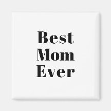 Bästa Mamma någonsin svartvit modern typografi-chi