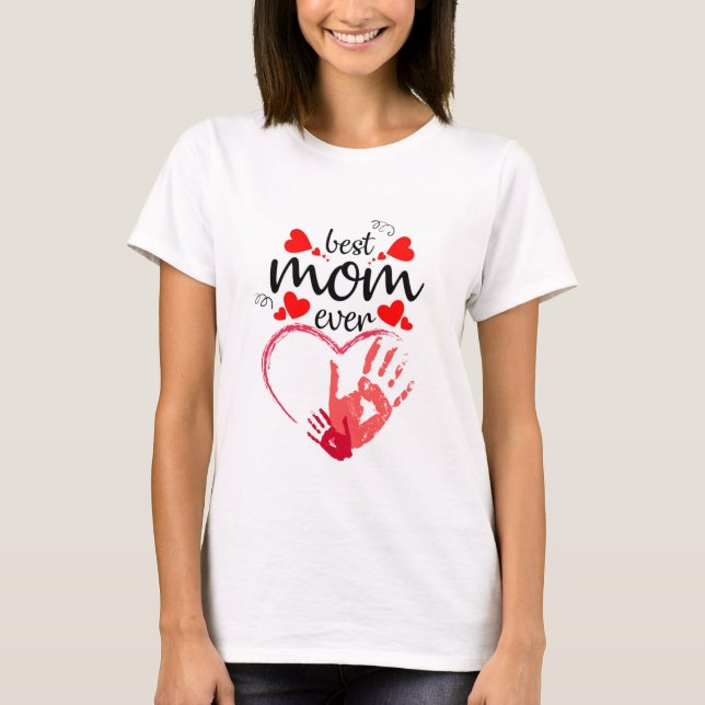 bästa mamma någonsin t shirt (Framsida)