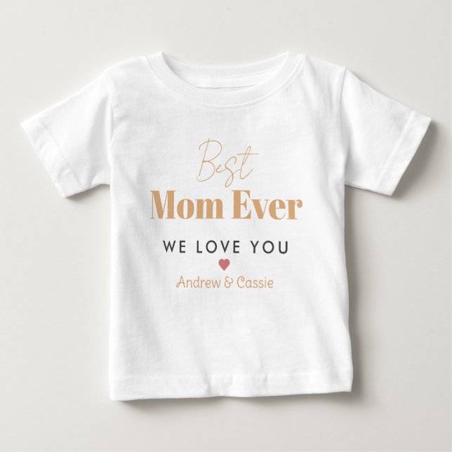 Bästa mamma någonsin t shirt (Framsida)