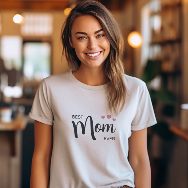 Bästa Mamma någonsin T Shirt (Best Mom Ever T-Shirt by MINTIC DESIGN STUDIO)