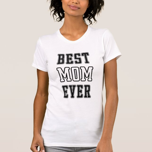 Bästa mamma någonsin t shirt (Framsida)