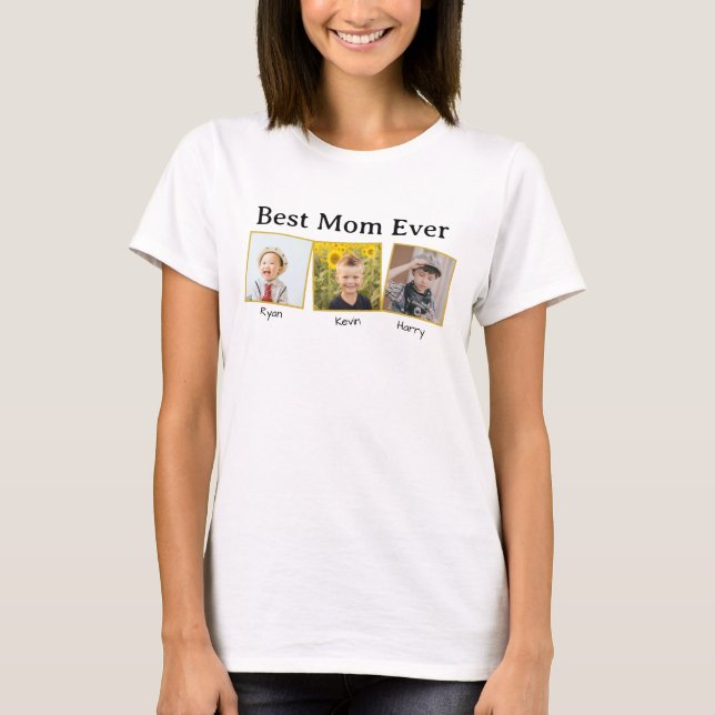 Bästa Mamma någonsin T Shirt (Framsida)