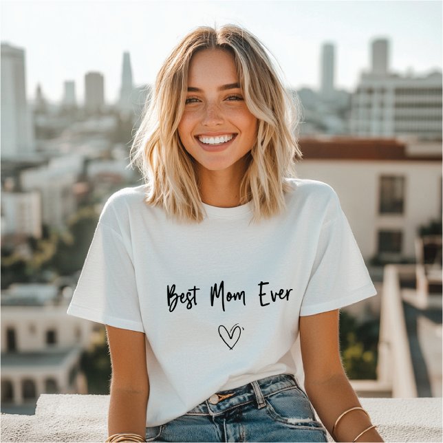 Bästa mamma någonsin T-shirt –  Mors dag-present (Skapare uppladdad)