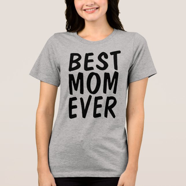 BÄSTA MAMMA NÅGONSIN T-Shirts  (Framsida)