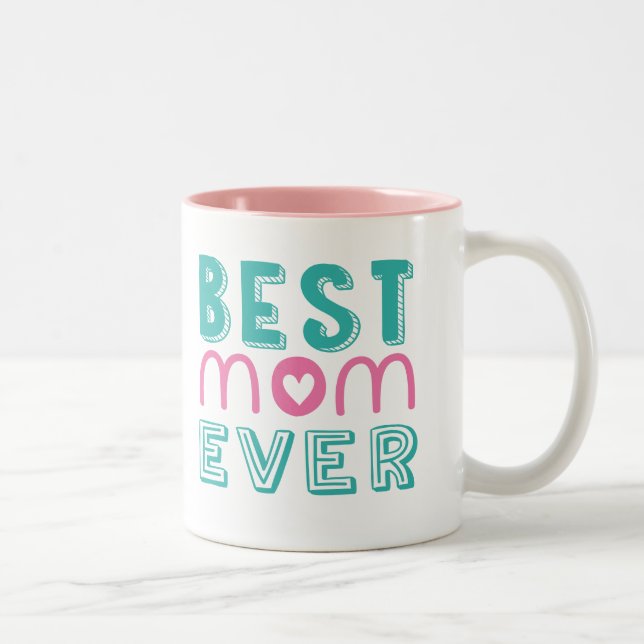 Bästa Mamma någonsin två-tona Mugg (Höger)