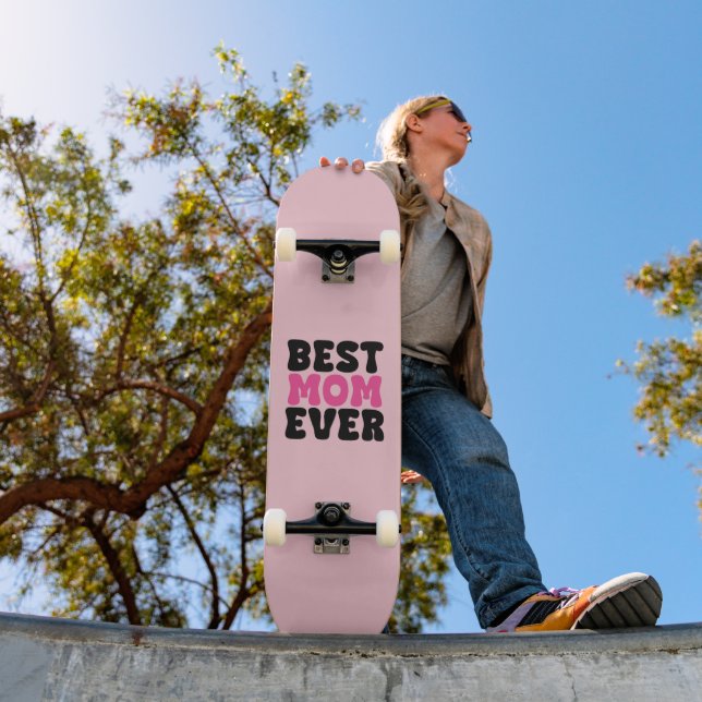 Bästa Mamma någonsin-tyfografi Mini Skateboard Bräda 18,5 Cm (Utomhus 1)