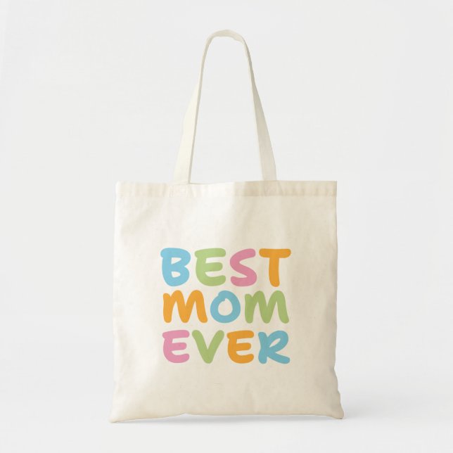 Bästa mamma någonsin  tygkasse (Framsidan)