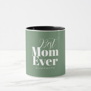 Bästa Mamma någonsin-typografi anpassad Mugg