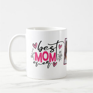 Bästa Mamma någonsin-typografifoto Kaffemugg